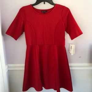 Sequin Hearts Girls Red Dress